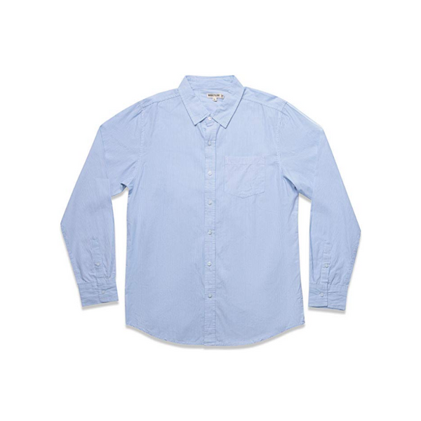 Camisa informal con botones a rayas y corte entallado para hombre de Whiskey &amp; Oak (3 colores)