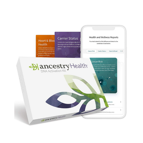 AncestryHealth Core: Salud + Prueba de etnicidad genética