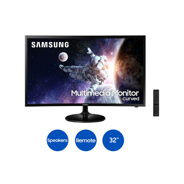 Samsung 32″ Curved FHD LCD Monitor With Built-In Speakers