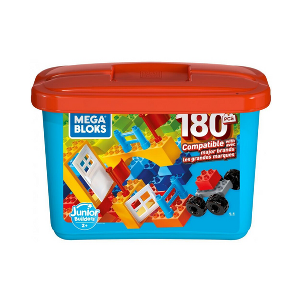 180 Piece Mega Bloks Mini Bulk Large Tub