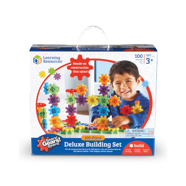 100-Piece Learning Resources Gears! Deluxe Building Set
