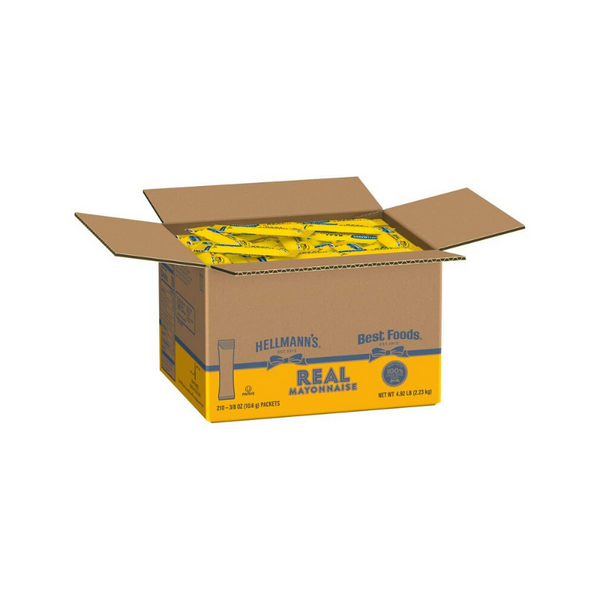 Pack of 210 Hellmann's Real Mayonnaise Stick Packets