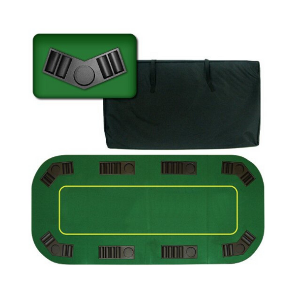 Mesa de póquer plegable Texas Holdem de lujo Trademark