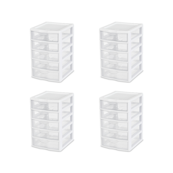 Juego De 4 O 6 Cajoneras Pequeñas Sterilite