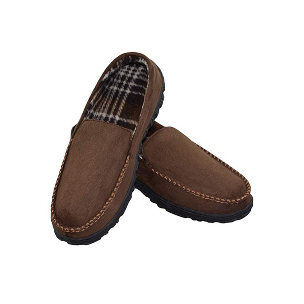 Pantuflas con suela de goma Memory Foam para hombre