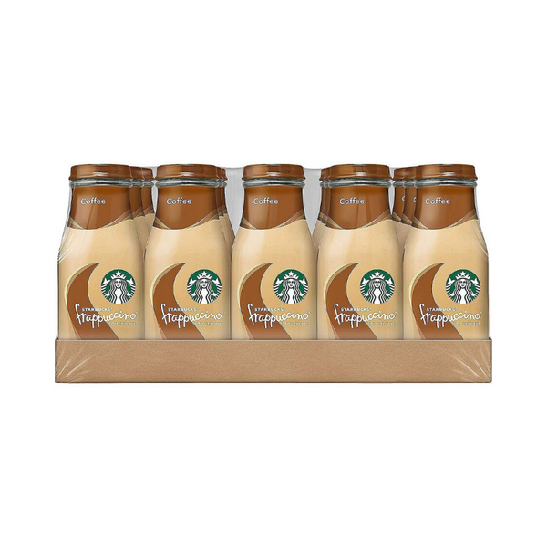 15 Glass Bottles Of Starbucks Frappuccino, Coffee
