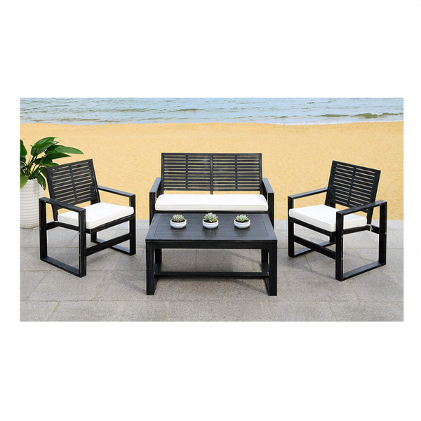 Safavieh Collection Ozark Wash 4 Pc Living Outdoor Set