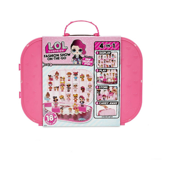 L.O.L. Surprise! Fashion Show On-The-Go Storage/Playset with Doll Included