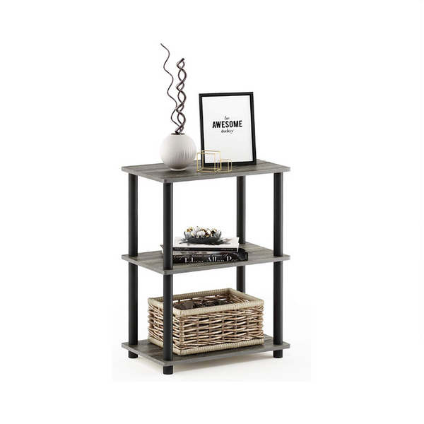 3-Tier Storage Furinno Turn-N-Tube Shelf