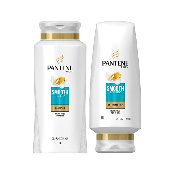 2 Bottles Of Pantene, Shampoo and Sulfate Free Conditioner Kit