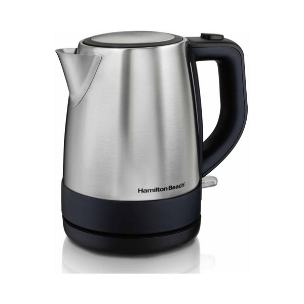 Hamilton Beach 1-Liter Electric Kettle (Stainless Steel)