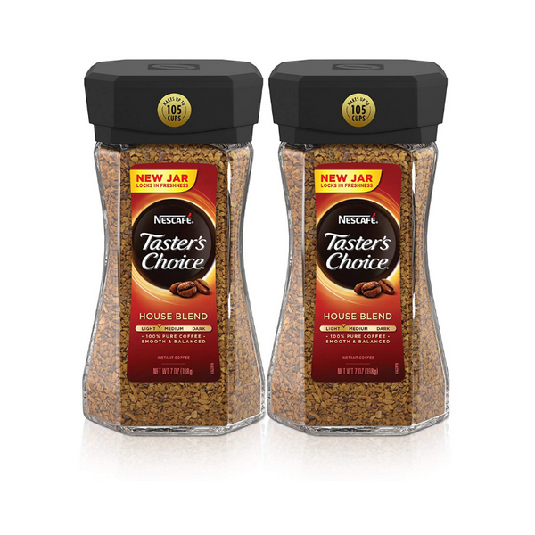 2 Pack Of Nescafe Taster’s Choice House Blend Instant Coffee