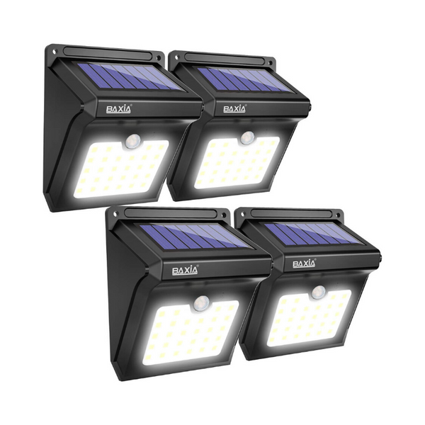 Pack Of 4 Security Solar Motion Sensor Lights