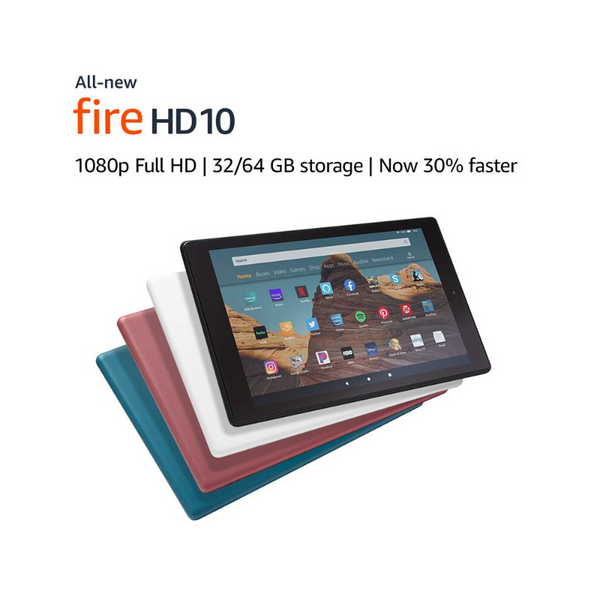 32GB Amazon Fire HD 10 Tablet w/ Special Offers (Newest Model, various colors)