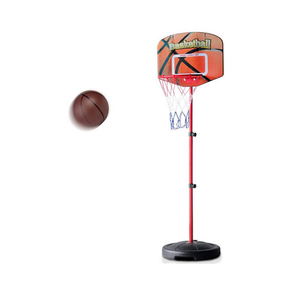 Adjustable Height Kids Basketball Hoop Stand Set