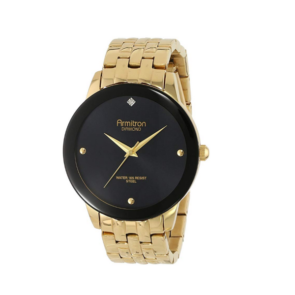 Armitron Reloj de pulsera con esfera de diamantes para hombre