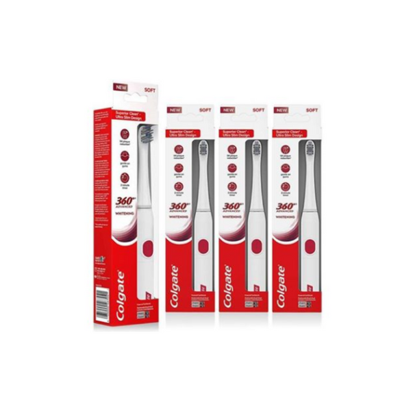 Pack Of 4 Colgate 360 Advanced Whitening Electric Toothbrushes