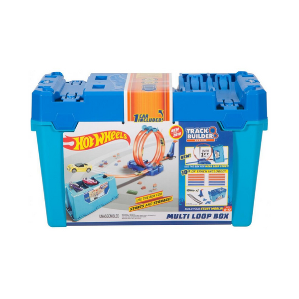 Hot Wheels Track Builder Multi Loop Stunt Box with 1-Vehicle