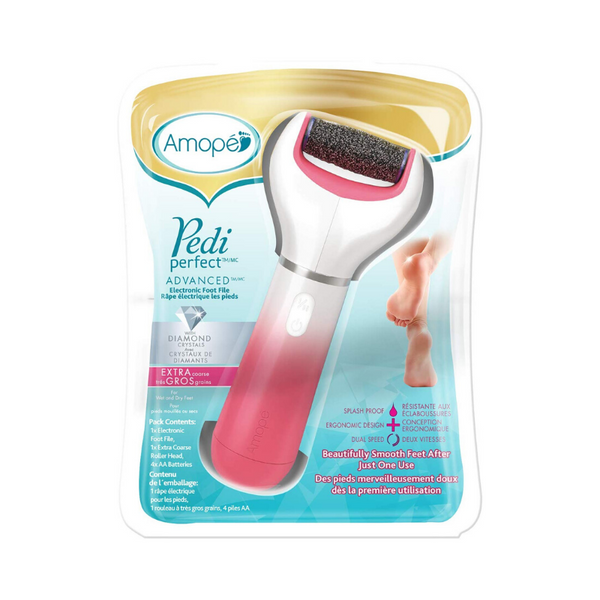 Amope Splashproof Electronic Foot File Foot Spa Pedicure Tool Callous Remover