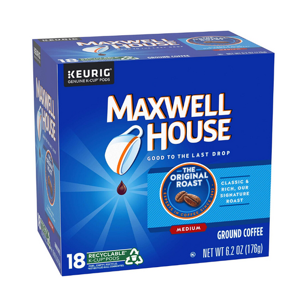 72 Maxwell House Original Roast Keurig K-Cup Coffee Pods