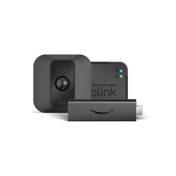 Fire TV Stick con cámara de seguridad inteligente para exteriores/interiores Blink XT2 - 1 kit de cámara