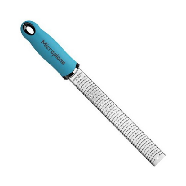 Microplane Classic Series 18/8 Stainless Steel Zester Grater (Turquoise)