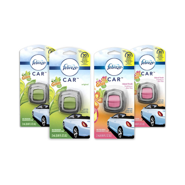 Pack De 4 Ambientadores Para Coche Febreze