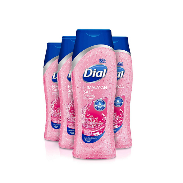 4 Bottles Of Dial Body Wash, Himalayan Salt