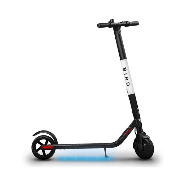Bird ES1-300 Electric Scooter with 300 Watt Motor and Digital LED Display, Black (Renewed)