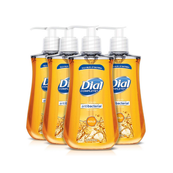 Paquete de 4 jabones de manos líquidos Dial