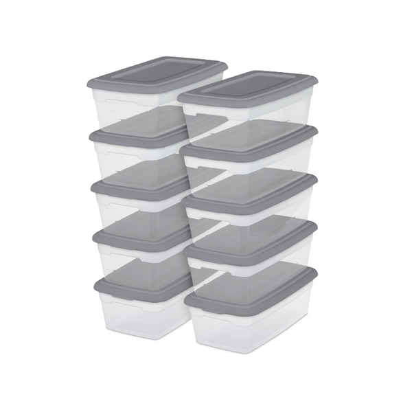 Pack Of 40 Sterilite 6 Qt. Storage Boxes