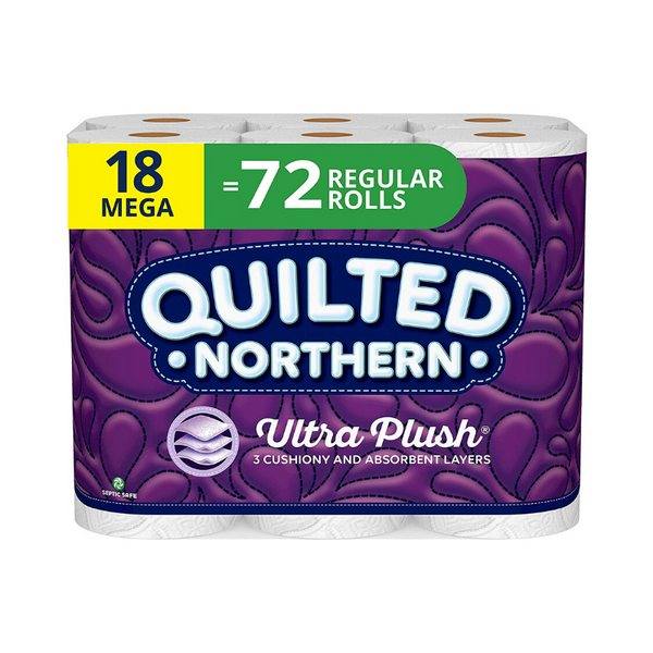 54 mega rollos de papel higiénico acolchado Northern Ultra Plush