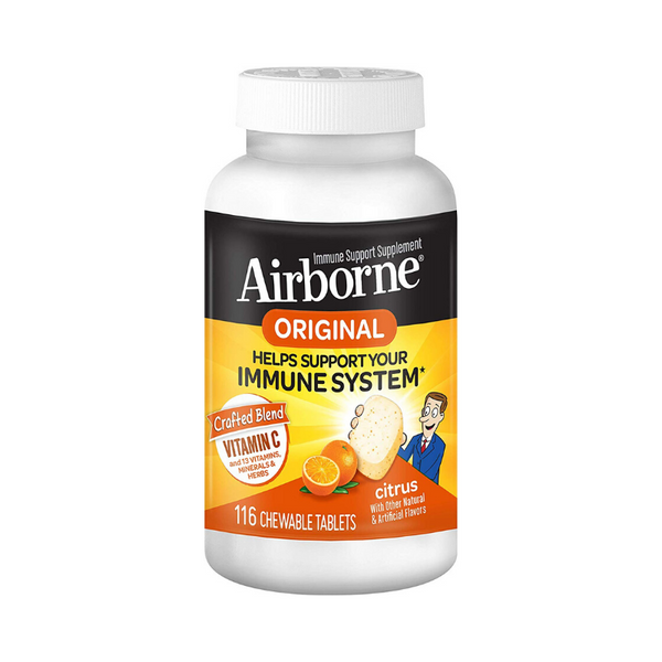116 quilates. Tabletas masticables cítricas de vitamina C 1000 mg en el aire