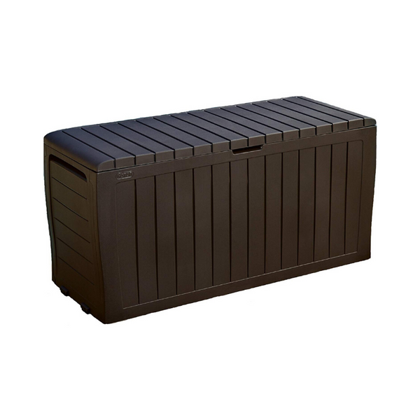 Caja de almacenamiento para exteriores de resina Keter Marvel Plus de 71 galones