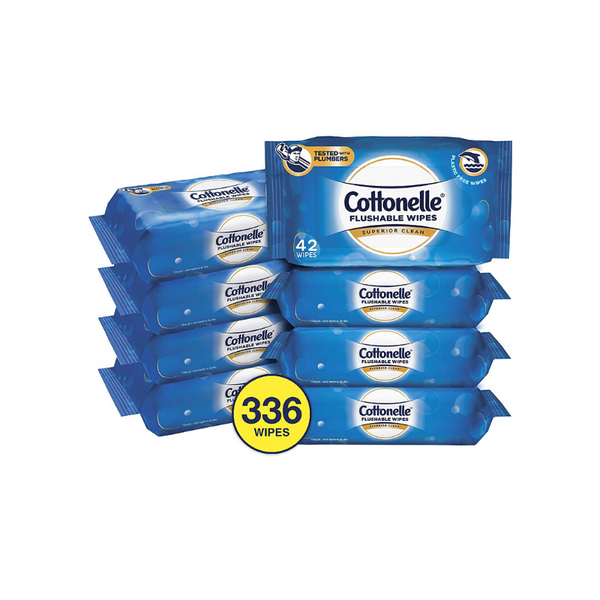 336 toallitas desechables Cottonelle FreshCare