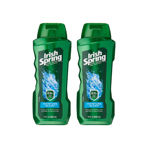 2 Irish Spring Moisturizing Men's Body Wash