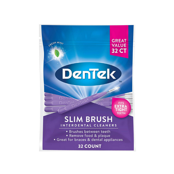 32 cepillos delgados DenTek