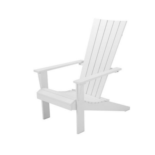 Mainstays Allenbeck Silla de exterior Adirondack de madera de 5 listones