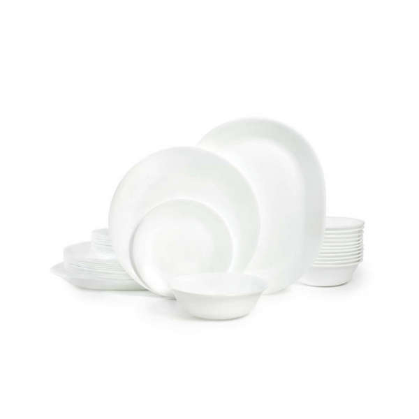Vajilla blanca Corelle Winter Frost de 38 piezas (servicio para 12)
