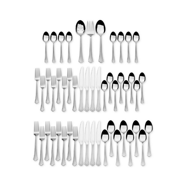 International Silver Stainless Steel 51-Pc Flatware Sets (3 Styles)