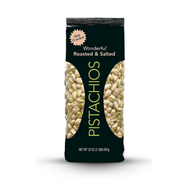 32 oz. Bag Of Roasted and Salted Wonderful Pistachios