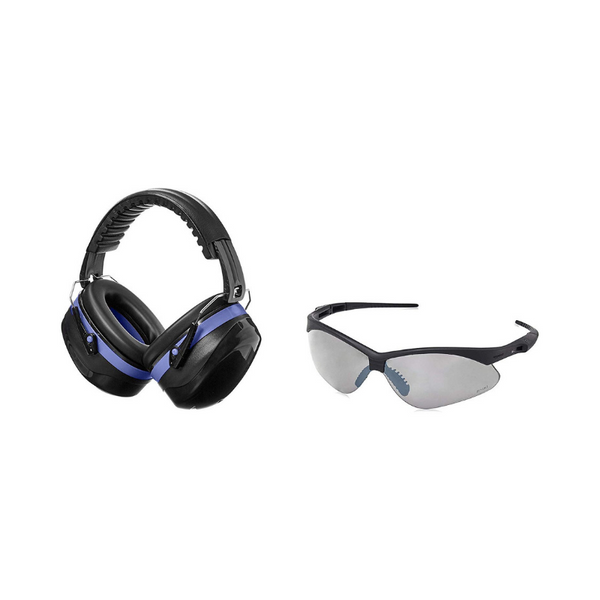 AmazonBasics Safety Ear Muffs & Safety Glasses