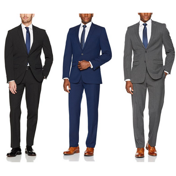 Van Heusen Traje elástico moderno y ajustado para hombre