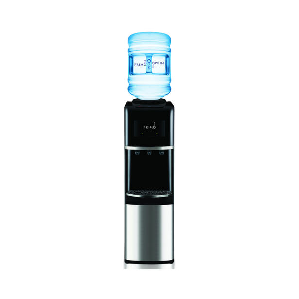 Dispensador de agua de carga superior Primo (acero inoxidable/negro)