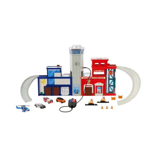 Matchbox Real Adventure Rescue Headquarters Playset