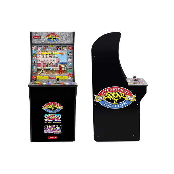 Arcade1Up Street Fighter - Classic 3-in-1 Home Arcade, 4Ft