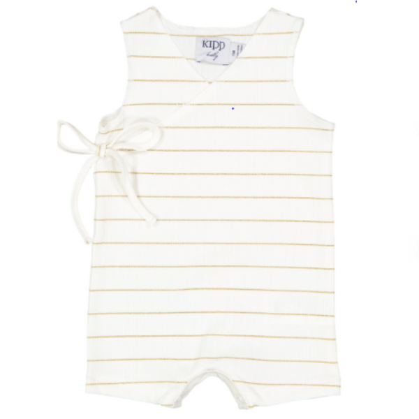 White Stripe Romper (2 Colors)
