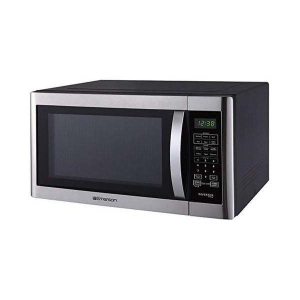 Horno microondas de encimera de acero inoxidable Emerson