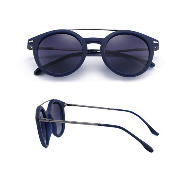 Gafas de sol polarizadas redondas retro (12 estilos)