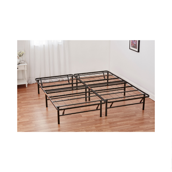 Mainstays Estructura de cama plegable de acero de perfil alto de 14" (California King)